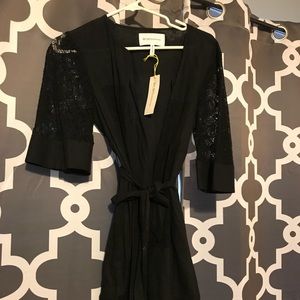 Black Lacey BCBGeneration NWT wrap sweater